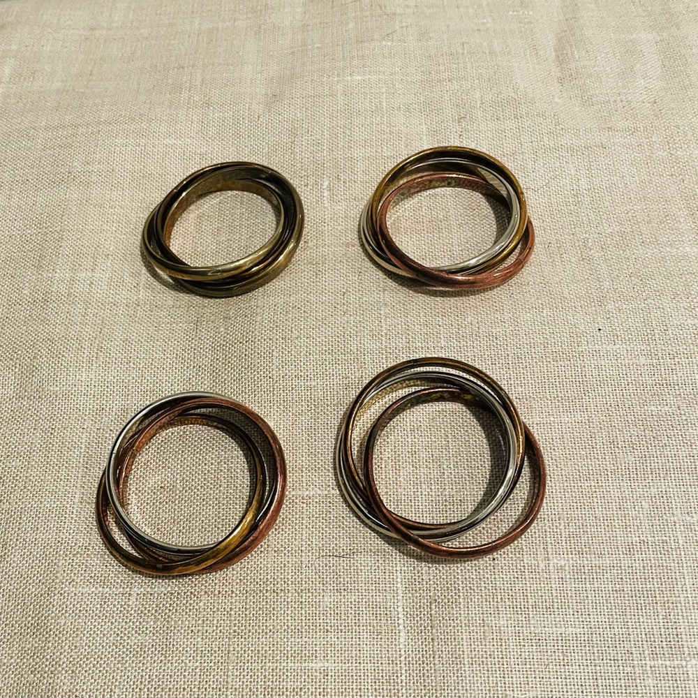 Vintage Cartier Trinity Napkin Rings